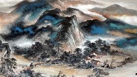 泼墨泼彩山水画视频,挥洒自然之美