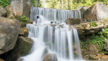 瀑布的视频,壮丽自然景观的视觉盛宴